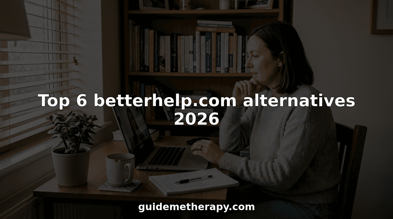 Top 6 betterhelp.com alternatives 2026