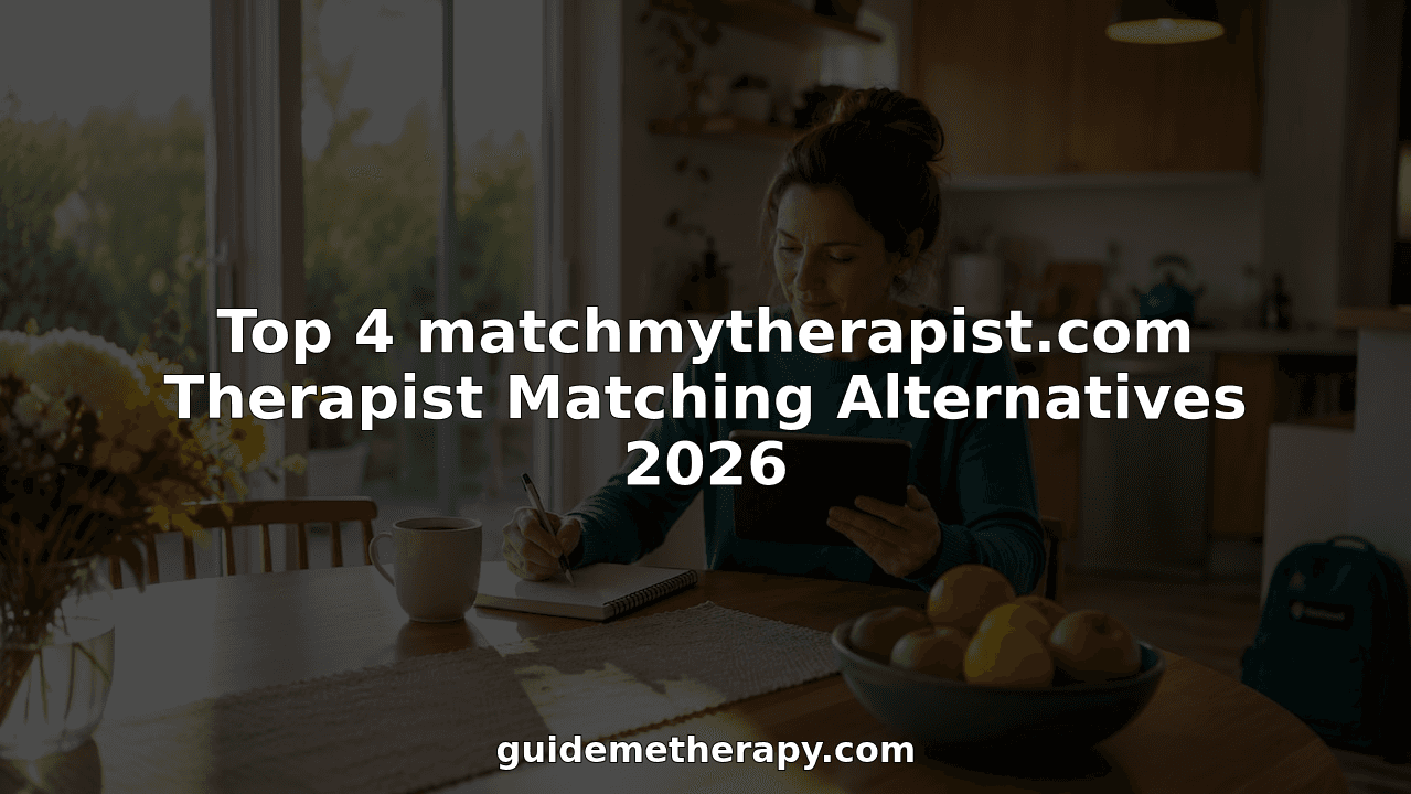 Top 4 matchmytherapist.com Therapist Matching Alternatives 2026